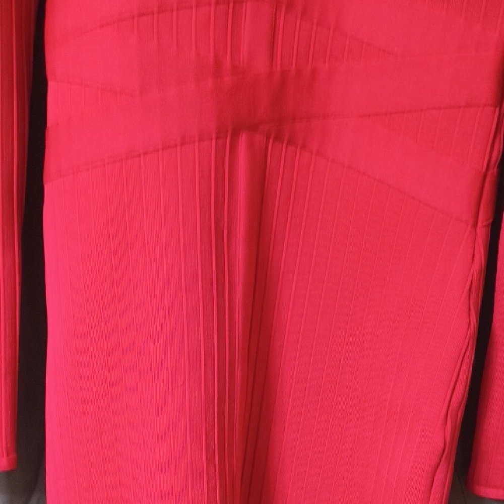 VENUS Vibrant Pink Long Sleeve Dress - Picture 9 of 16